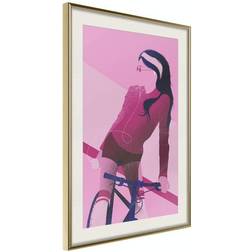 Arkiio Affisch Woman on Bicycle [Poster] 20x30 Poster